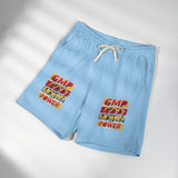 GMP God Money Power Graphic Sweat Shorts — Lightweight Fleece Lounge Shorts