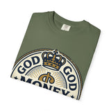 God Money Power T-Shirt — Crown Emblem Graphic Tee (God • Money • Power)