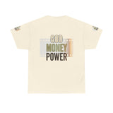 God Money Power Graphic Tee