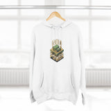 God Power Hoodie — Retro 3D Faith Graphic Fleece Hoodie