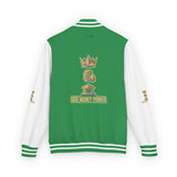 Letterman Jacket — "Champion King" Trophy Crest Varsity Jacket