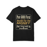 Put GOD First Hustle For The MONEY Graphic T-Shirt