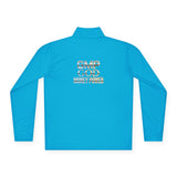Quarter-Zip Pullover — "GMP GOD" Inspirational Zip-Up Sweatshirt
