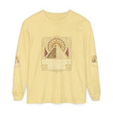 Long Sleeve T-Shirt — 'God, Money, Power' Pyramid Graphic