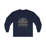 God Money Power Long Sleeve Tee