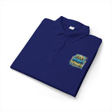 God is My Power Polo Shirt — Faith-Based Graphic Performance Polo