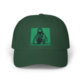 Embroidered Virgin Mary Dad Cap — Green Square Religious Baseball Hat