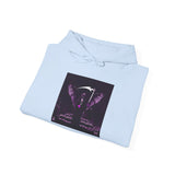 Angel Of Death Hoodie — Purple Gothic Angel Graphic Sweatshirt