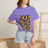 Good Money Power Graphic Tee — GMP 3D Gold Lettering T-Shirt