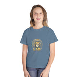 Youth Tee — Gold Lion Crest "GMP" Graphic