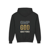 GMP GOD Youth Hoodie — "Money Power" Graphic Pullover