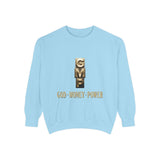 God • Money • Power Sweatshirt — GMP Gold Block Graphic Crewneck