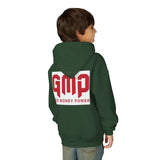 Youth Hoodie - GMP (God Money Power) Bold Red Graphic