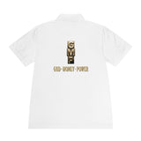 God•Money•Power Polo Shirt — Men’s Athletic Performance Polo