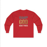GMP GOD Money Power Long Sleeve Tee