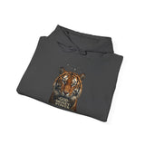 Tiger 'God Money Power' Hoodie – Bold Graphic Animal Print Pullover