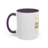 Inspirational Coffee Mug — “Put God First, Hustle for the Money”