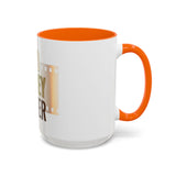 God Money Power Accent Coffee Mug — Motivational Faith & Wealth Ceramic Mug