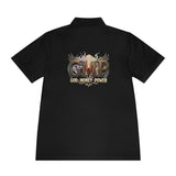 GMP God. Money. Power. Logo Polo