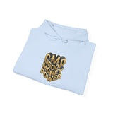 GMP "Good Money Power" Hoodie — Retro 3D Gold Logo Pullover