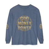 God Money Power Long Sleeve T-Shirt