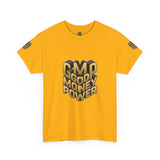 T-Shirt — Gold 3D 'Good Money Power' Graphic Tee