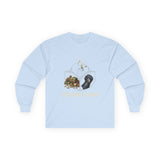 God Money Power Long Sleeve Tee — Inspirational Faith & Prosperity Graphic Shirt