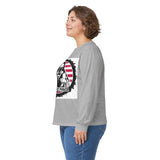 Long Sleeve Tee — 'God Money Power' Patriotic Graphic
