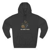God Money Power Hoodie — Motivational Faith & Wealth Graphic Hoodie