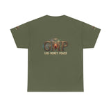 GMP "God Manly Power" Graphic Tee — Bold Logo Cotton Shirt