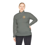 GMP 'God Money Power' Quarter-Zip Pullover – Gold Tiger Crest