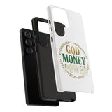 Phone Case — "God Money Power" Inspirational Religious Design