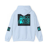 God, Money & Power Hoodie — Neon Retro Graphic Pullover