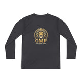 Youth Long Sleeve Tee — Gold Lion 'GMP' Athletic Team Shirt