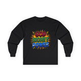 God Money Power Long Sleeve Tee — Inspirational Faith & Wealth Graphic Shirt