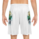 Basketball Shorts — 'Good Money Power' Graphic Athletic Shorts