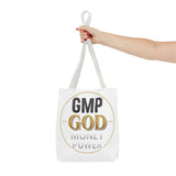 GMP God Tote Bag - 'GOD' Gold Emblem Canvas Tote