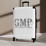 God Money Power Carry-On Suitcase – GMP Logo Travel Luggage