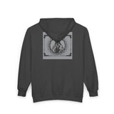 Full-Zip Hoodie — Retro Dollar Bill Jesus Graphic