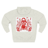 Three-Panel Fleece Hoodie