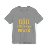 God Money Power T-Shirt — Faith & Prosperity Graphic Tee