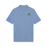 God is My Power Polo Shirt — Faith-Based Graphic Performance Polo