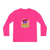 CMP God Money Power Youth Long Sleeve Tee — Inspirational Graphic Shirt