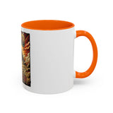 Coffee Mug - 'God Money Power' Pyramid Graphic Accent Mug (11/15oz)