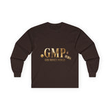 GMP (God • Money • Power) Gold Logo Long Sleeve Tee