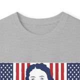 Long Sleeve Tee - Patriotic Bandana Mask Design with 'God, Money & Power' Graphic