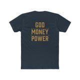 God Money Power T-Shirt — Crown & Fist Graphic Tee