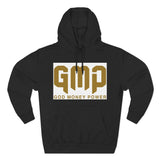 GMP Hoodie — "God Money Power" Bold Gold Graphic Fleece Pullover