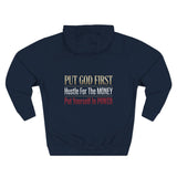 Three-Panel Fleece Hoodie
