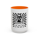 Coffee Mug — 'God Money Power' Bandana Jesus Black Accent Mug (11/15oz)